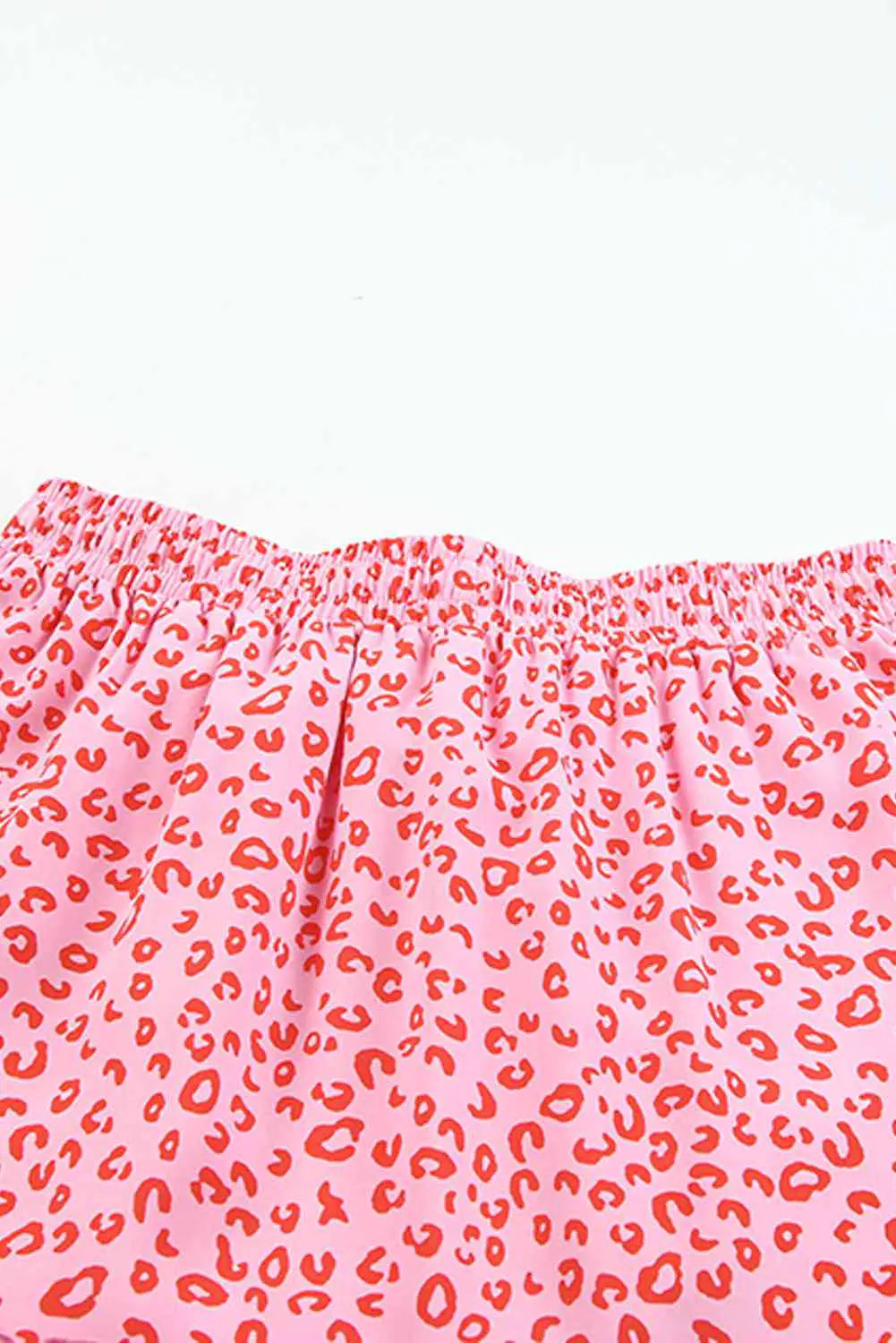 Falda Escalonada con Volantes (Estampado Leopardo)