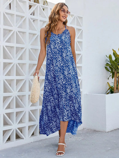 Vestido Maxi con Estampado Floral (Estilo Ditsy)